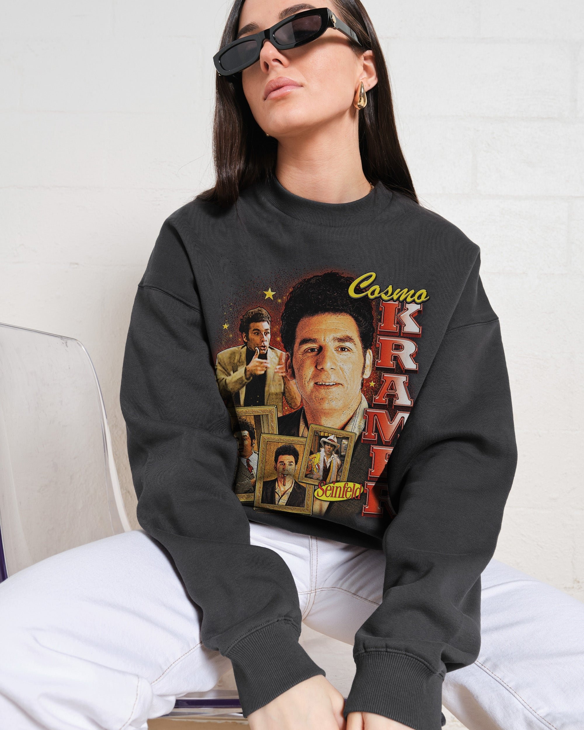 Cosmo Kramer Seinfeld Unisex Sweatshirt - 340gsm Cotton Poly Blend