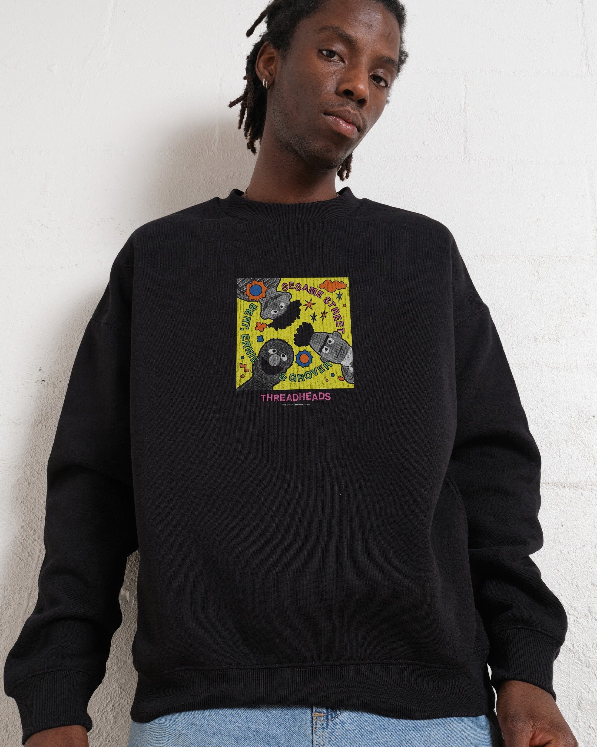 Sesame Street Three is the Magic Number Unisex Sweatshirt 340gsm Cotton Poly Blend