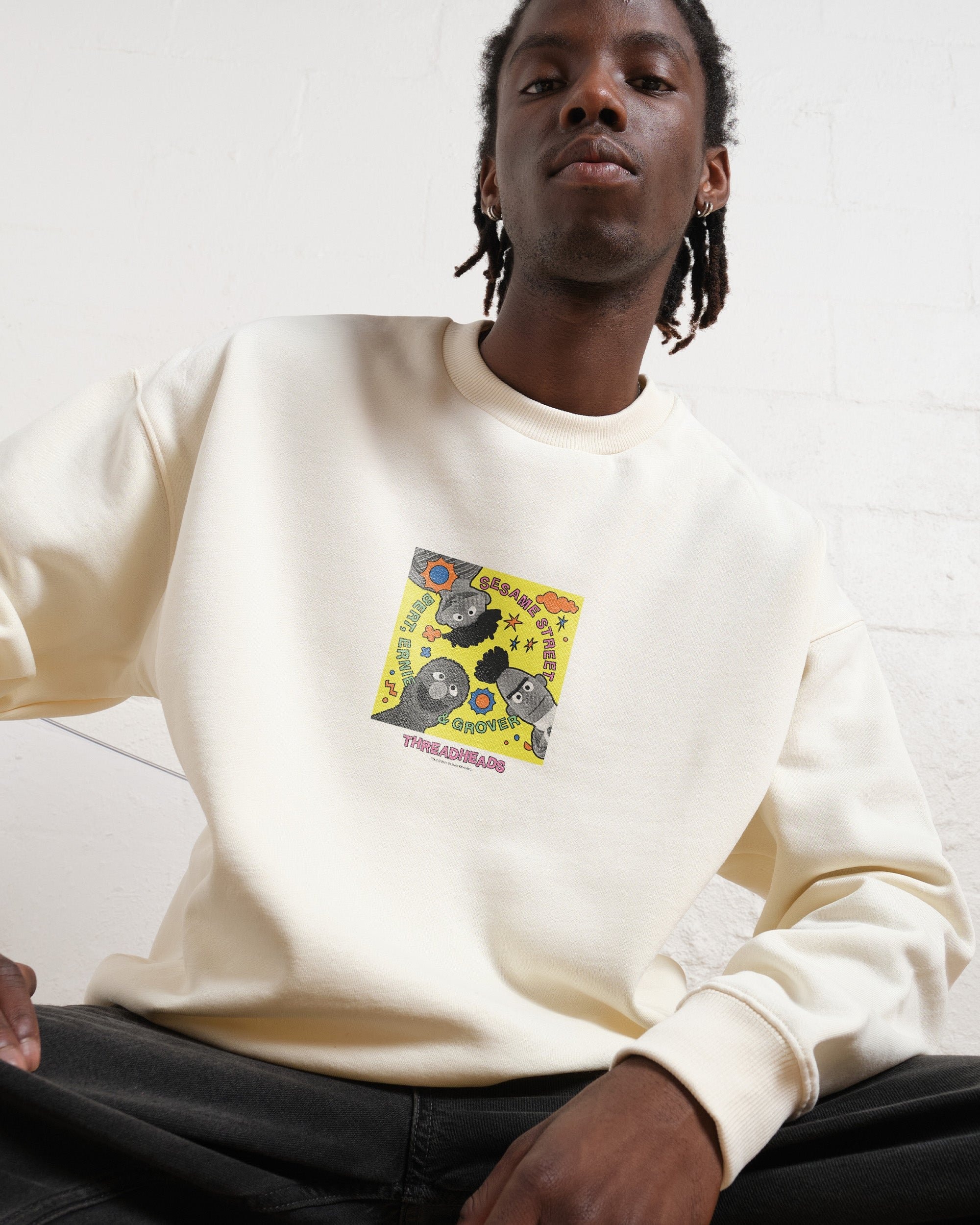 Sesame Street Three is the Magic Number Unisex Sweatshirt 340gsm Cotton Poly Blend