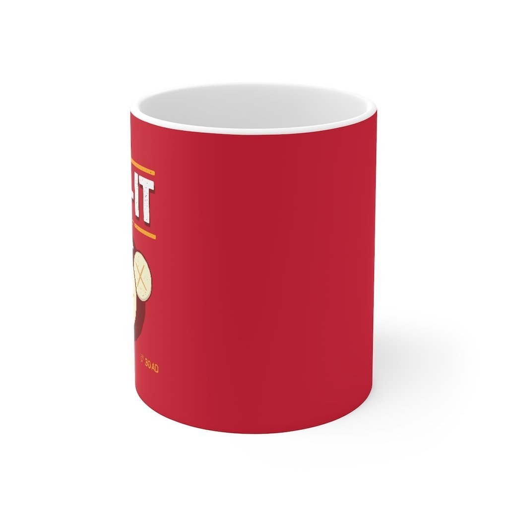 Jeez-Its Coffee Mug - White Ceramic 11oz Classic Shape
