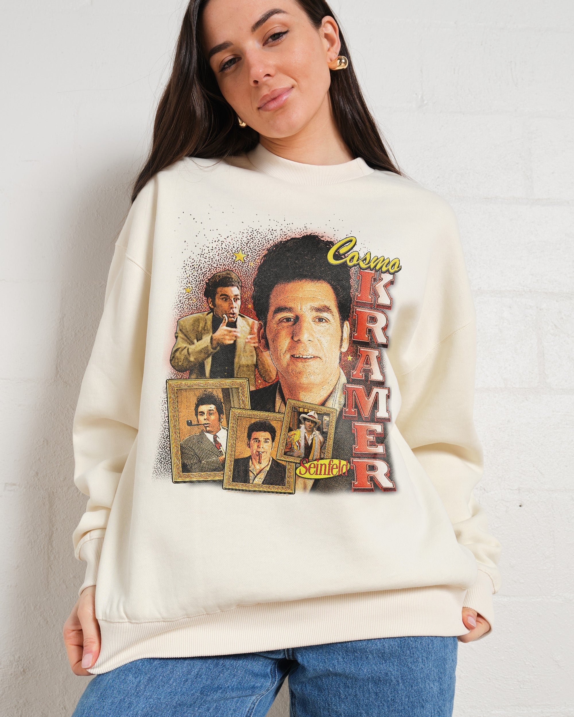Cosmo Kramer Seinfeld Unisex Sweatshirt - 340gsm Cotton Poly Blend