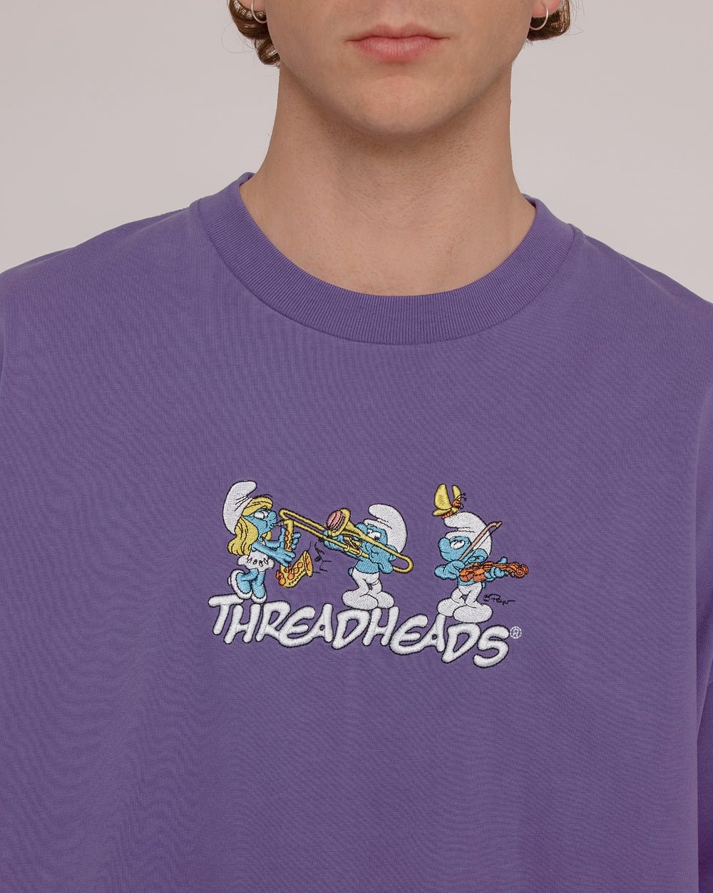 Harmony Logo Oversized Smurfs Graphic Tee - Unisex 100% Combed Cotton 250 GSM