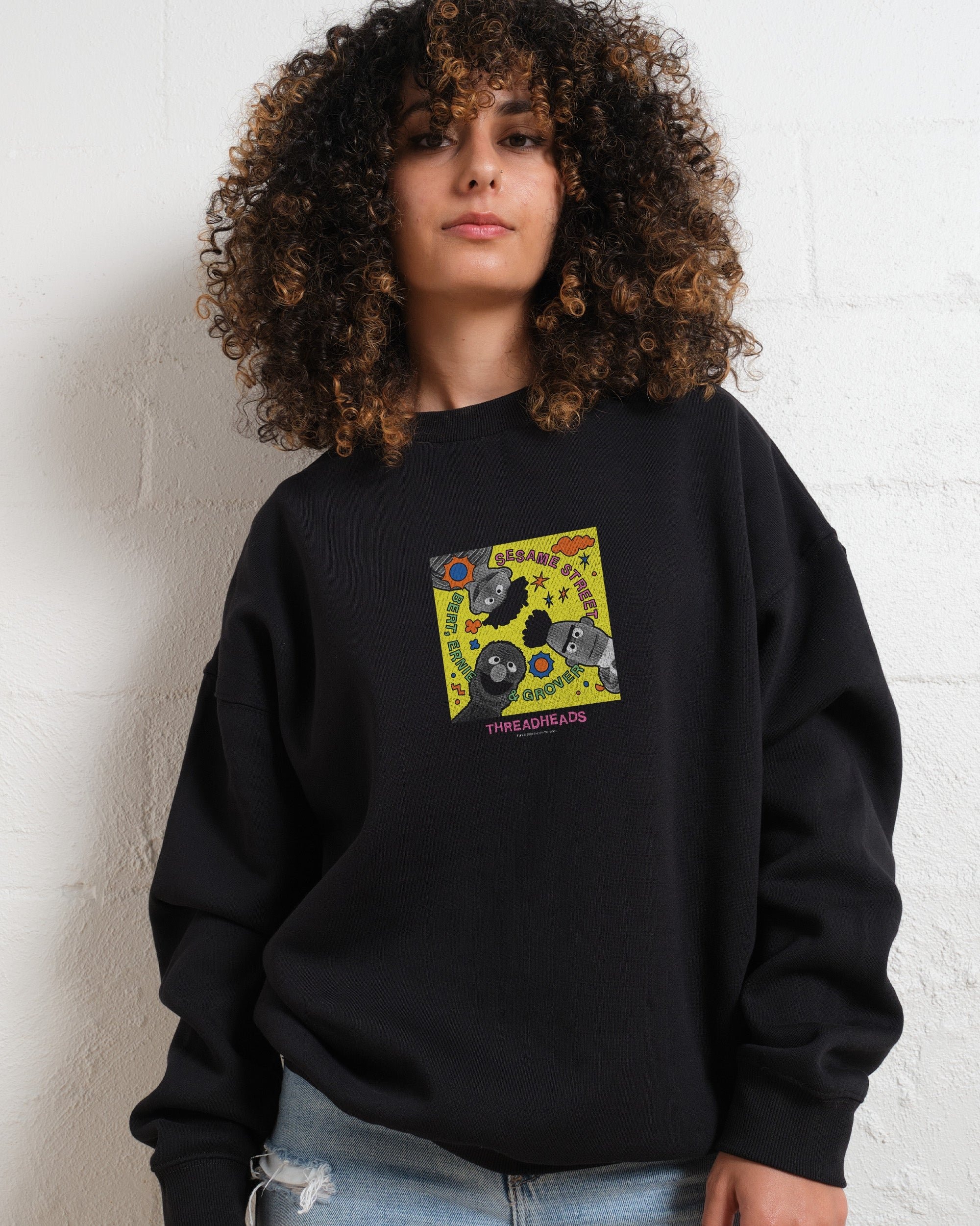 Sesame Street Three is the Magic Number Unisex Sweatshirt 340gsm Cotton Poly Blend