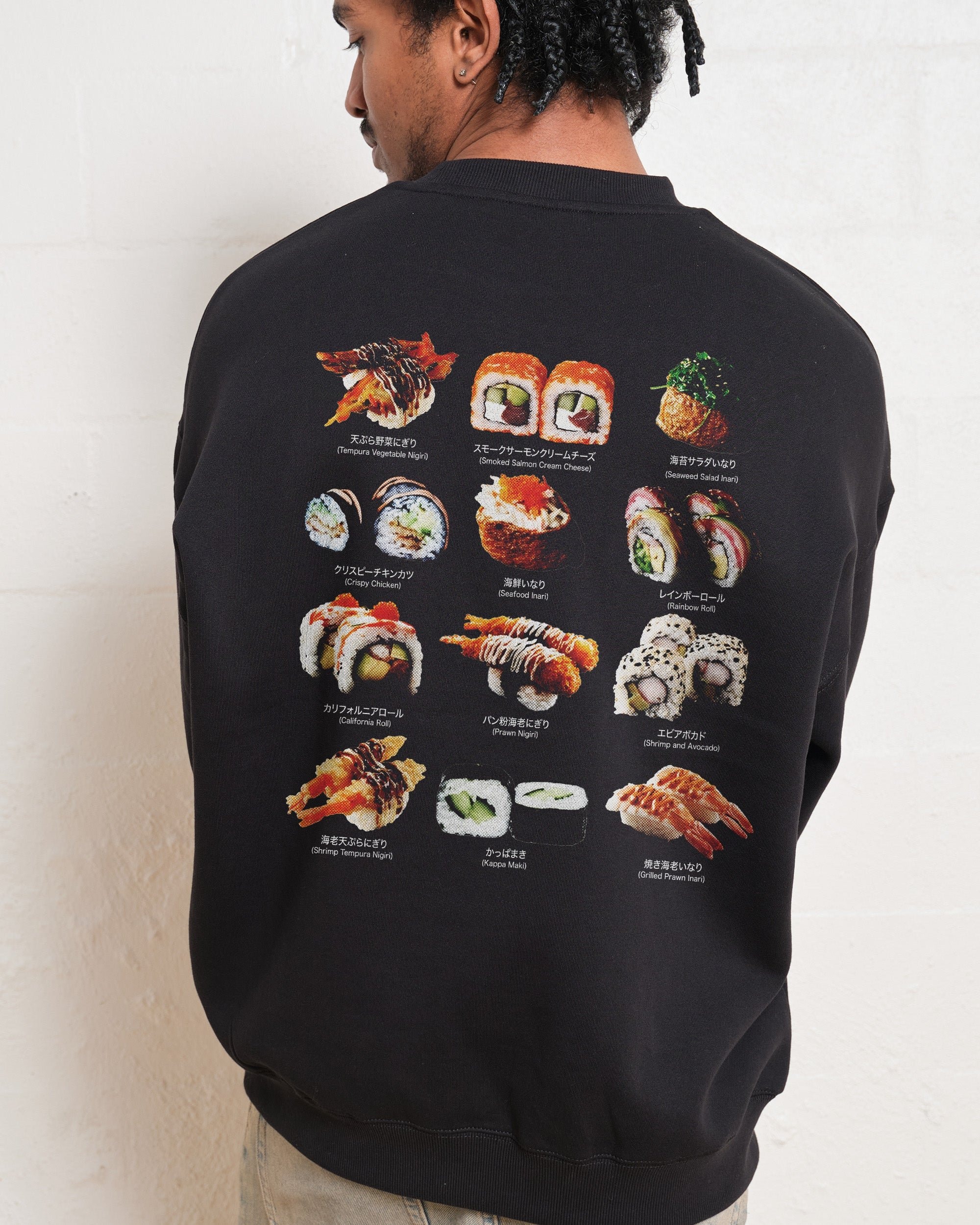Sushi Graphic Unisex Sweatshirt - Premium 340gsm Cotton Poly Blend