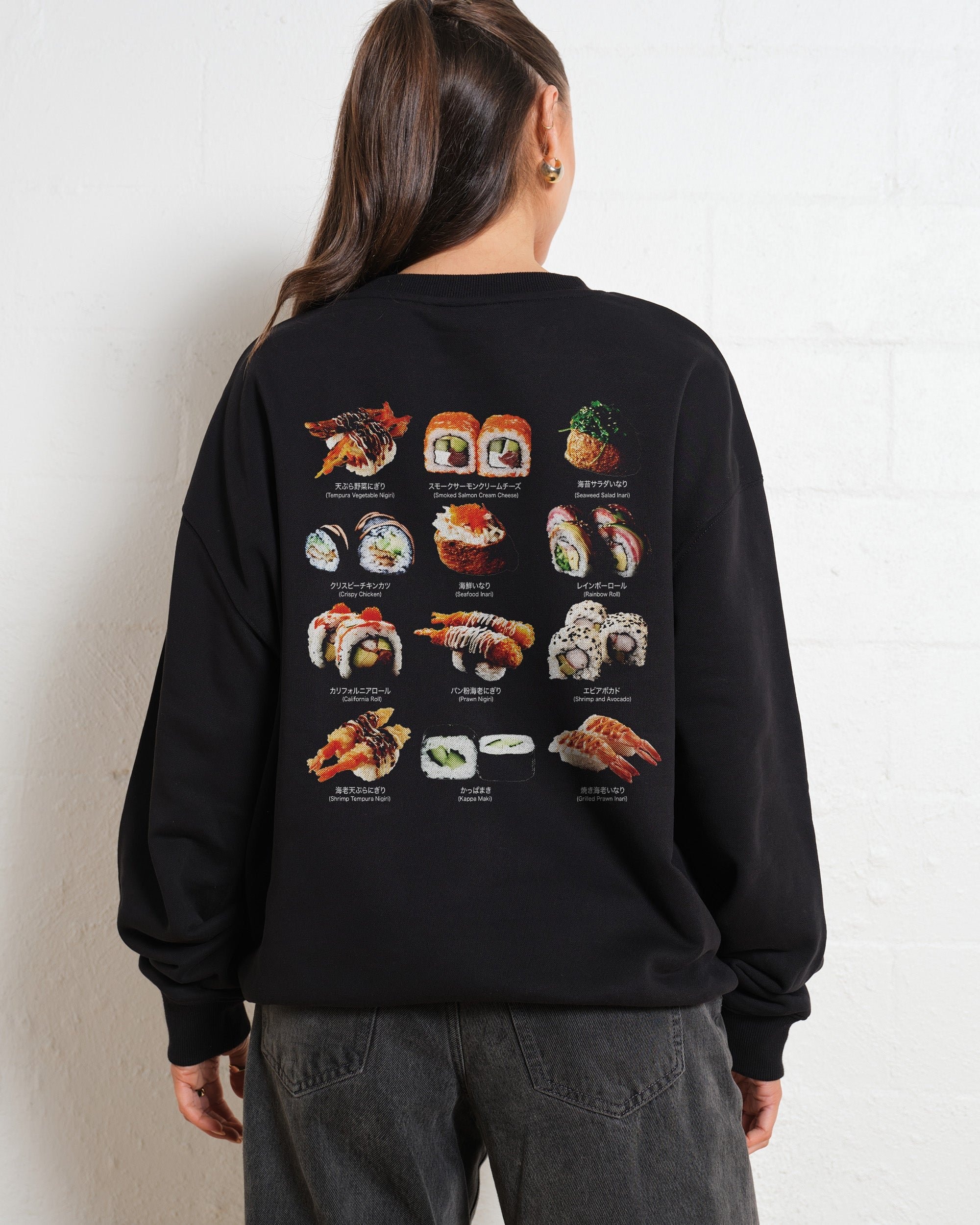 Sushi Graphic Unisex Sweatshirt - Premium 340gsm Cotton Poly Blend