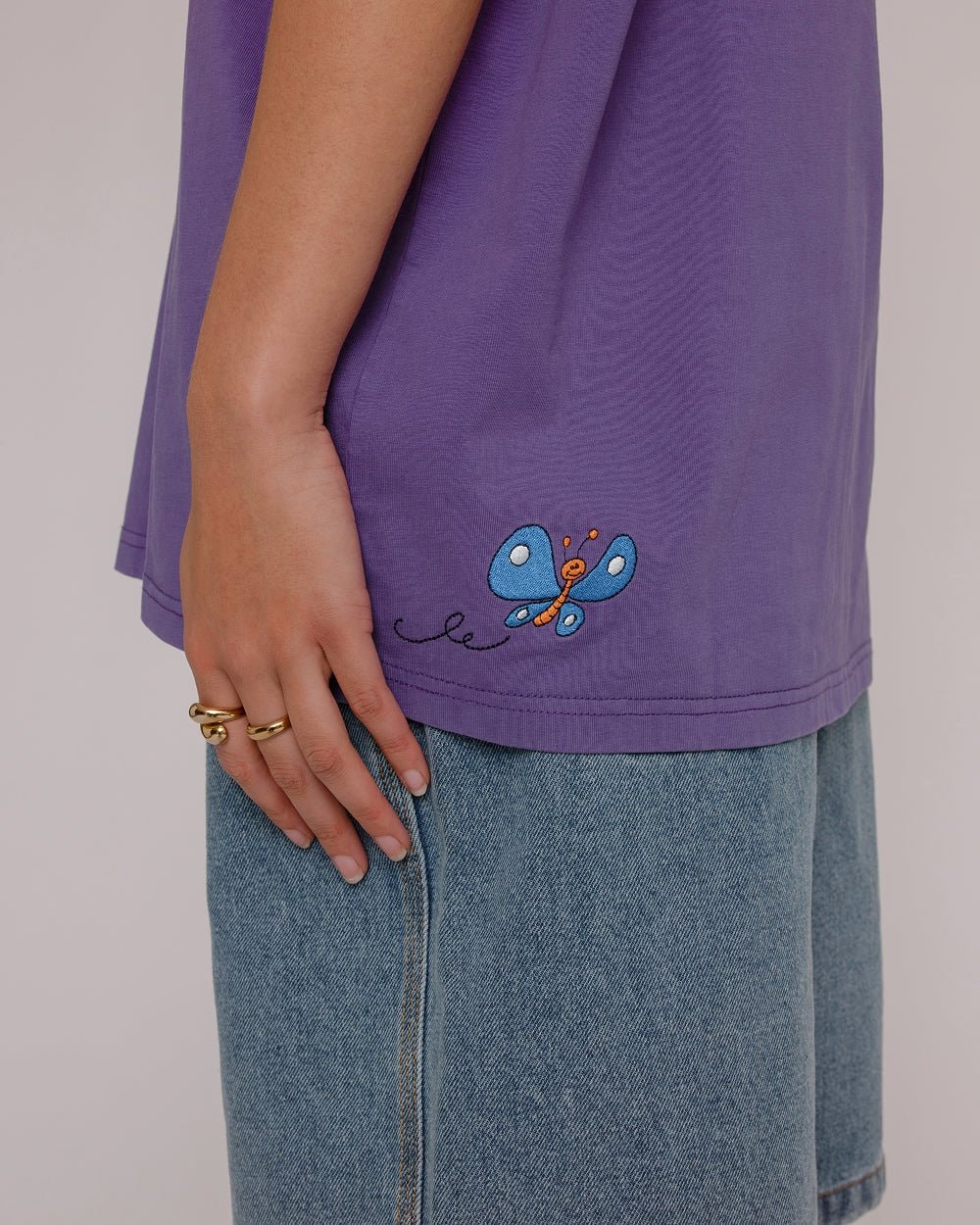 Harmony Logo Oversized Smurfs Graphic Tee - Unisex 100% Combed Cotton 250 GSM