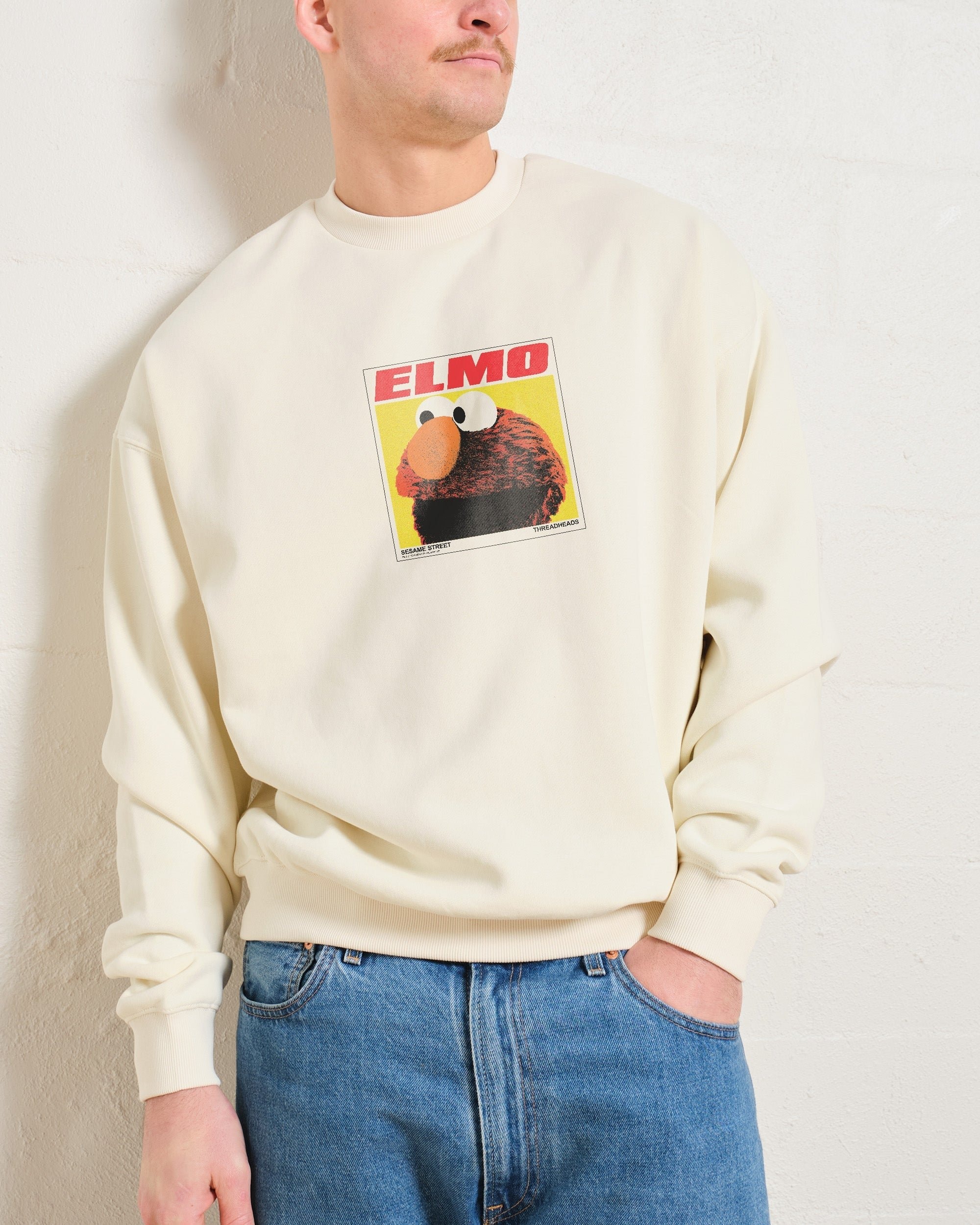 Elmo's Greatest Hits Unisex Sweatshirt - Official Sesame Street Cotton Blend Graphic
