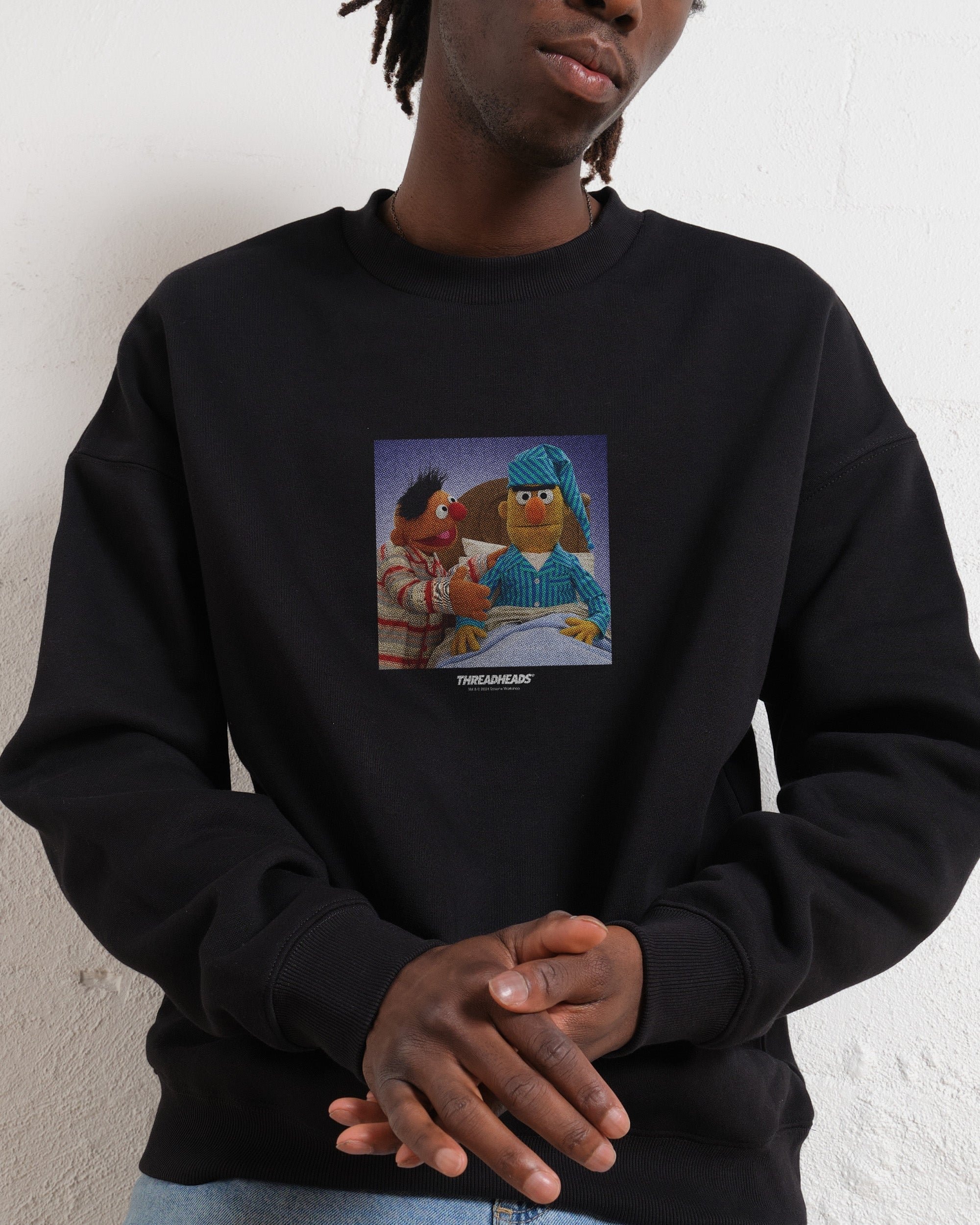 Annoyed Bert Sweatshirt Sesame Street Premium Graphic Sweatshirt