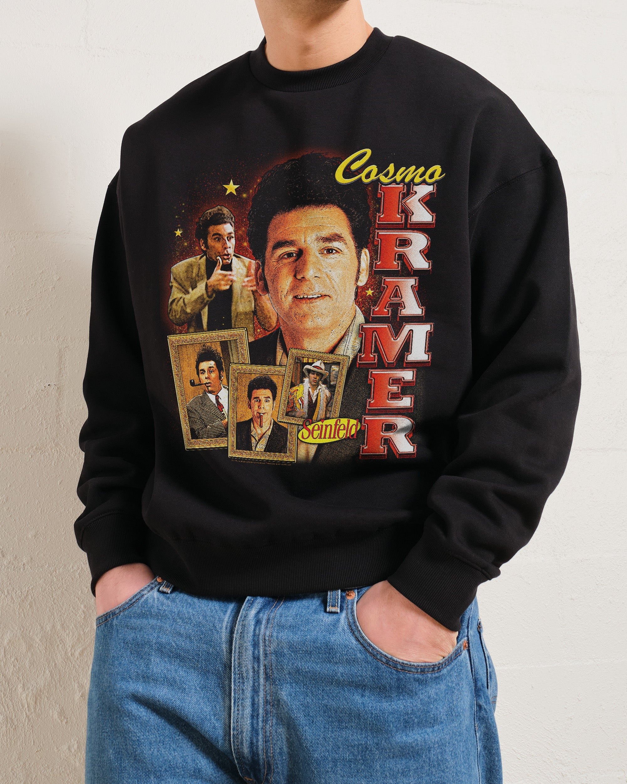 Cosmo Kramer Seinfeld Unisex Sweatshirt - 340gsm Cotton Poly Blend